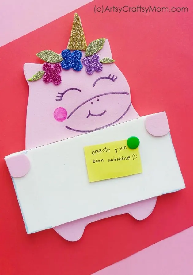 Foam Unicorn Pinboard