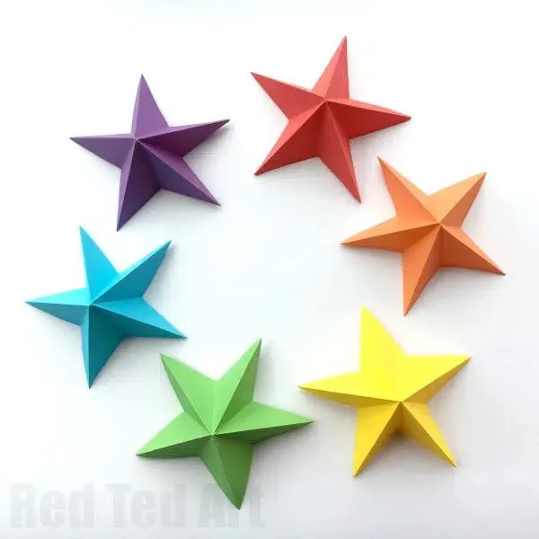 3D Paper Stars