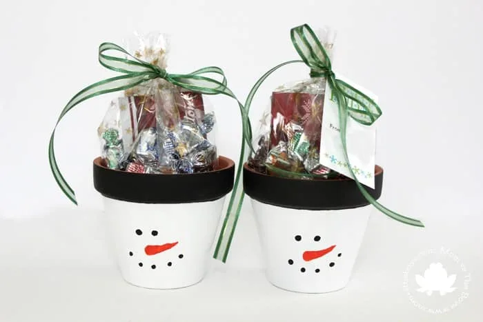 Snowman Gift Pots