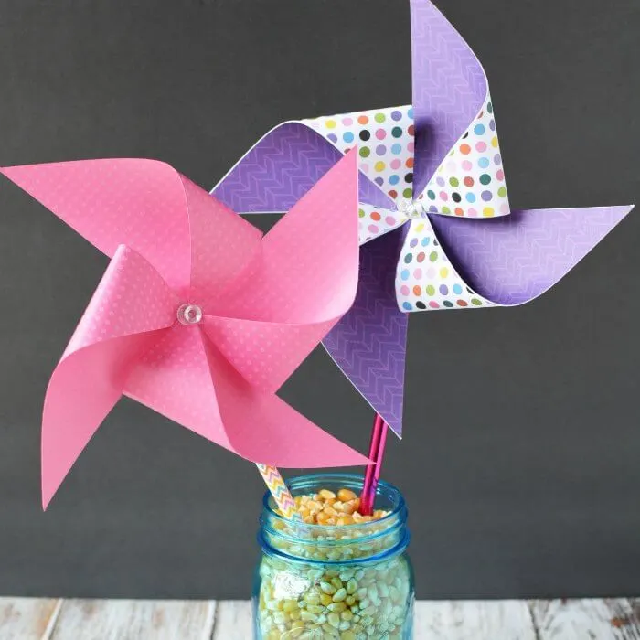 DIY Paper Pinwheels