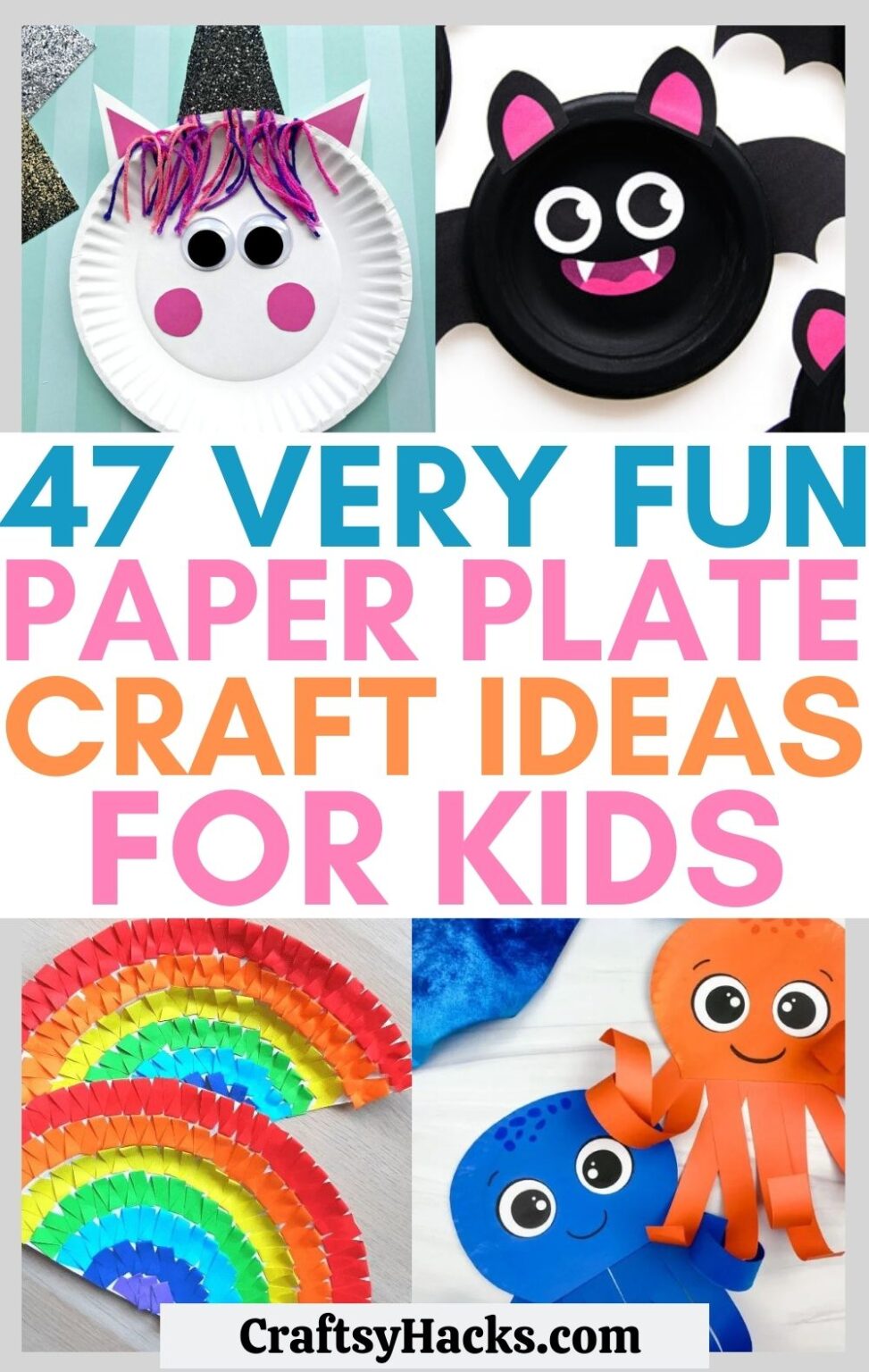 47 Fun Paper Plate Crafts for Kids - Craftsy Hacks