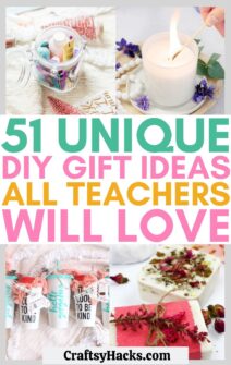 51 DIY Teacher Appreciation Gifts - Craftsy Hacks