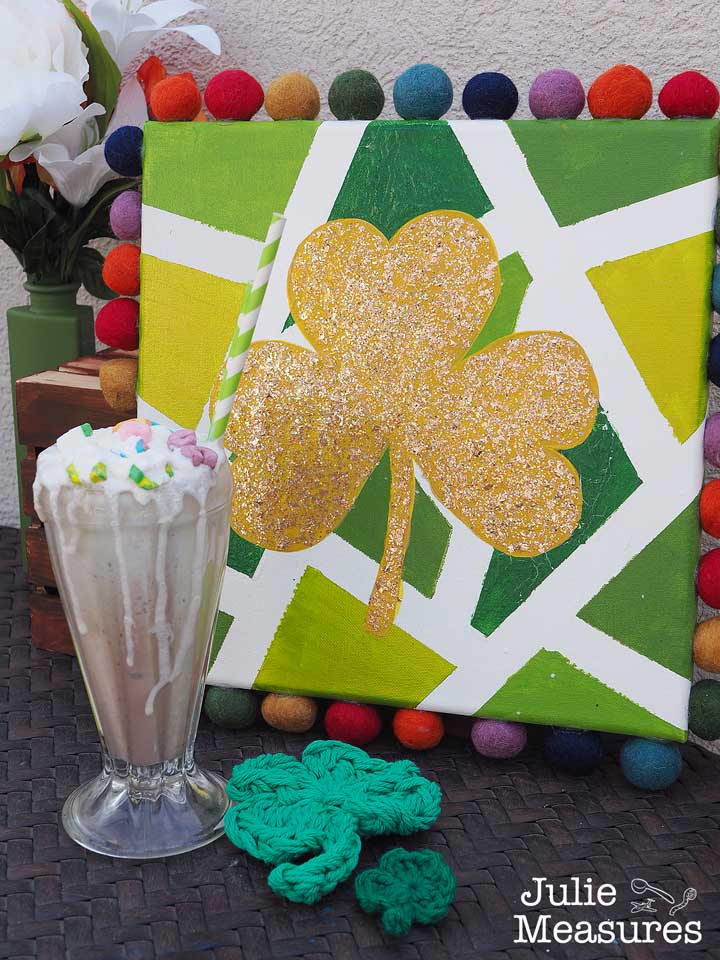 Shamrock Clover Painting