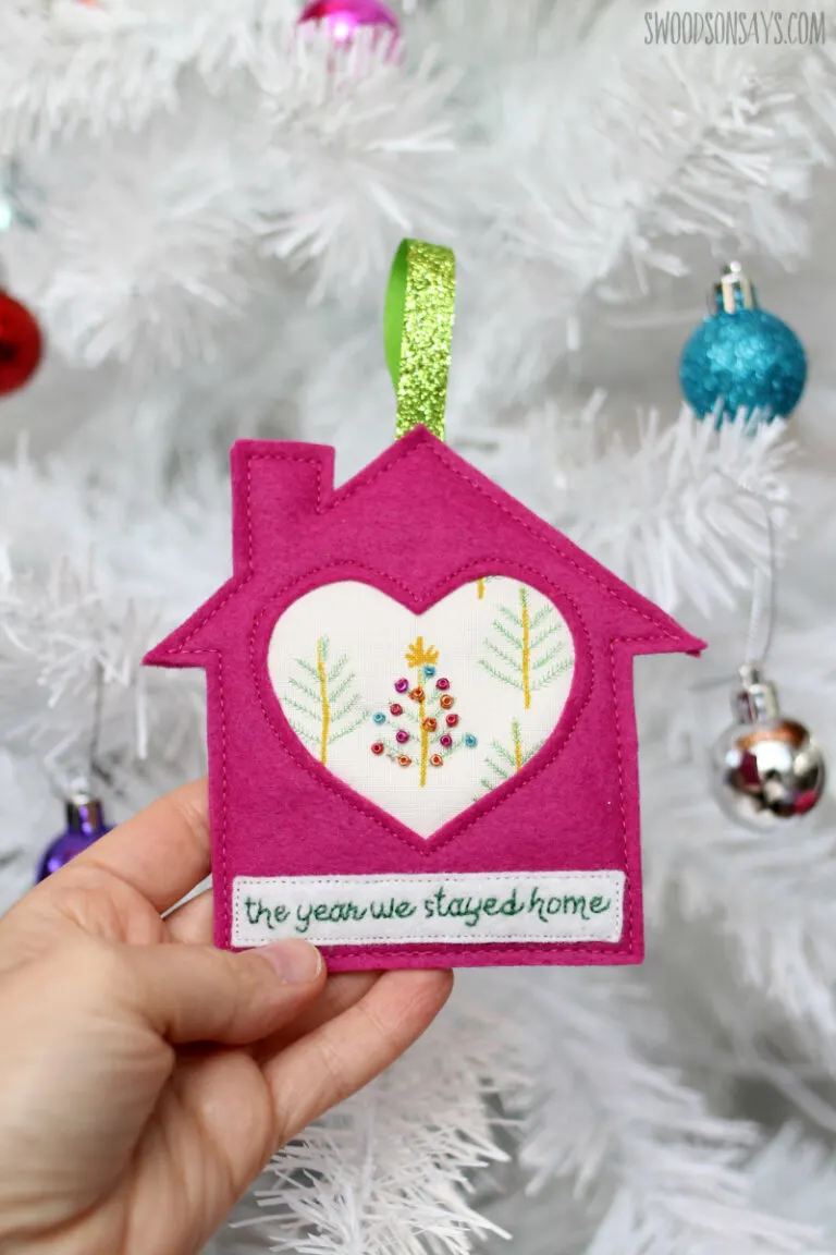 Felt Home Ornament