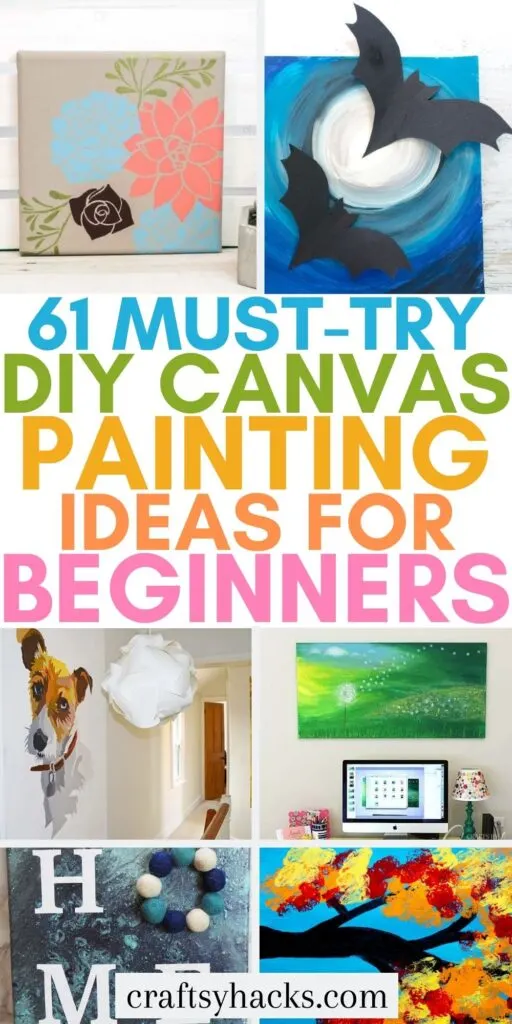61 Easy Canvas Painting Ideas for Beginners - Craftsy Hacks