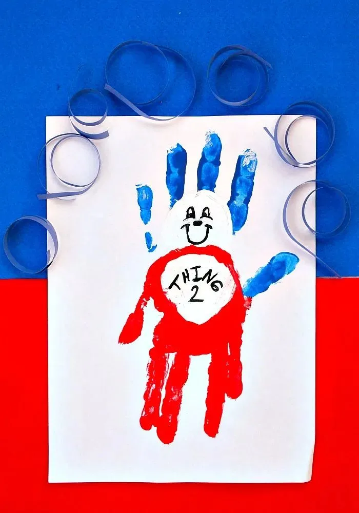 Dr. Seuss Handprint Craft