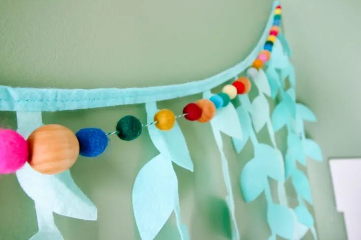 Felt Ball Garland