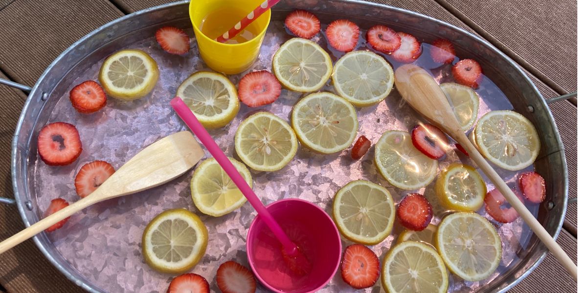 Summer Sensory Bin - Food Edition