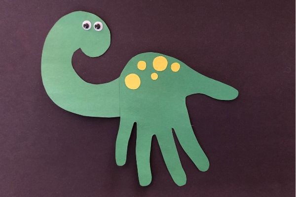 Dinosaur Handprint Craft