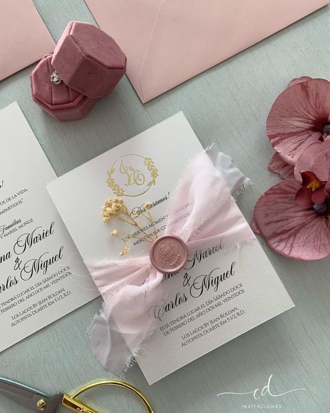 Blush and Pink Invitation