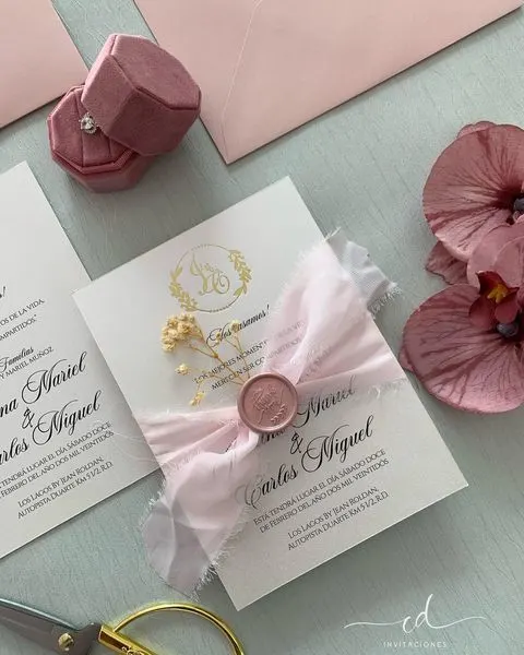 Blush and Pink Invitation