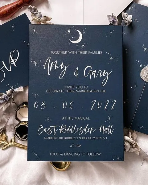 Starry Nights Fairytale Invitation