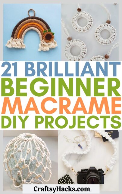 21 DIY Macrame Projects for Beginners - Craftsy Hacks