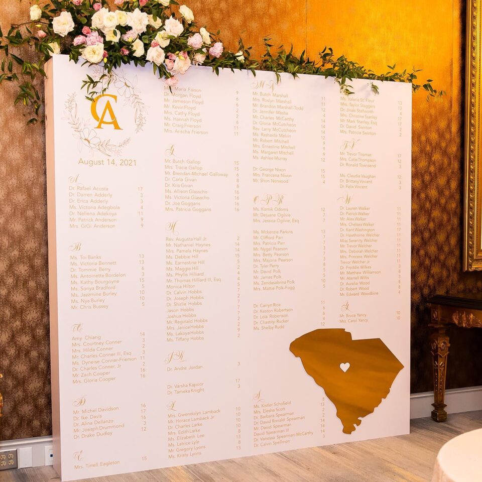 27 Wedding Seating Chart Ideas - Craftsy Hacks