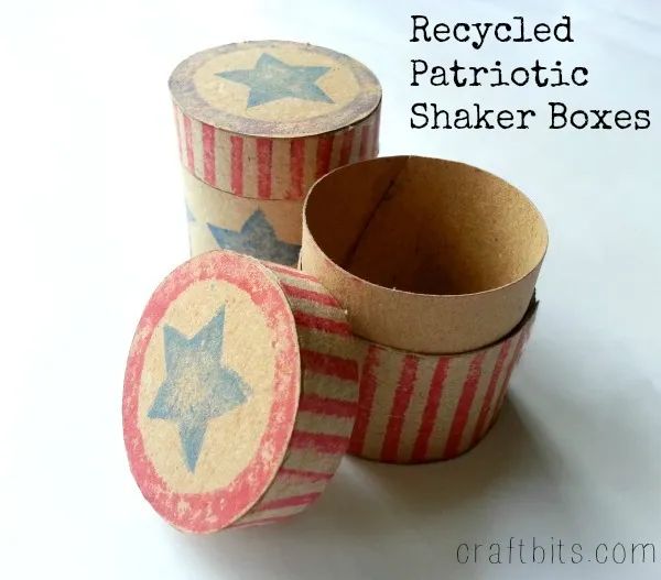 4th of July Shaker Boxes
