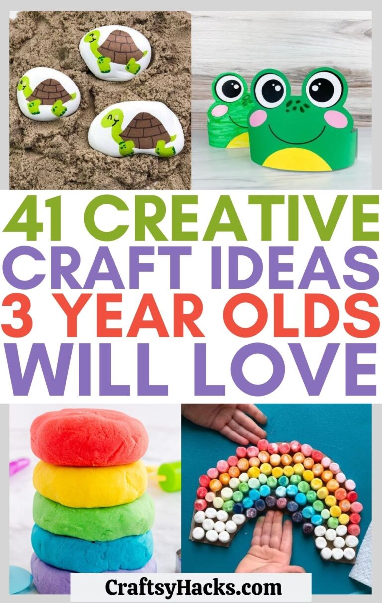 41 Fun Crafts for 3-Year-Olds - Craftsy Hacks