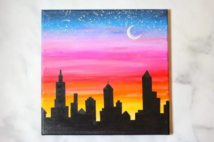 Sunset Cityscape