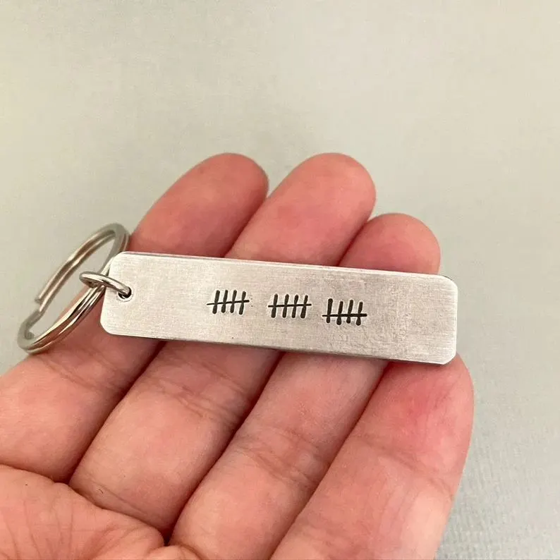 Tally Mark Keychain