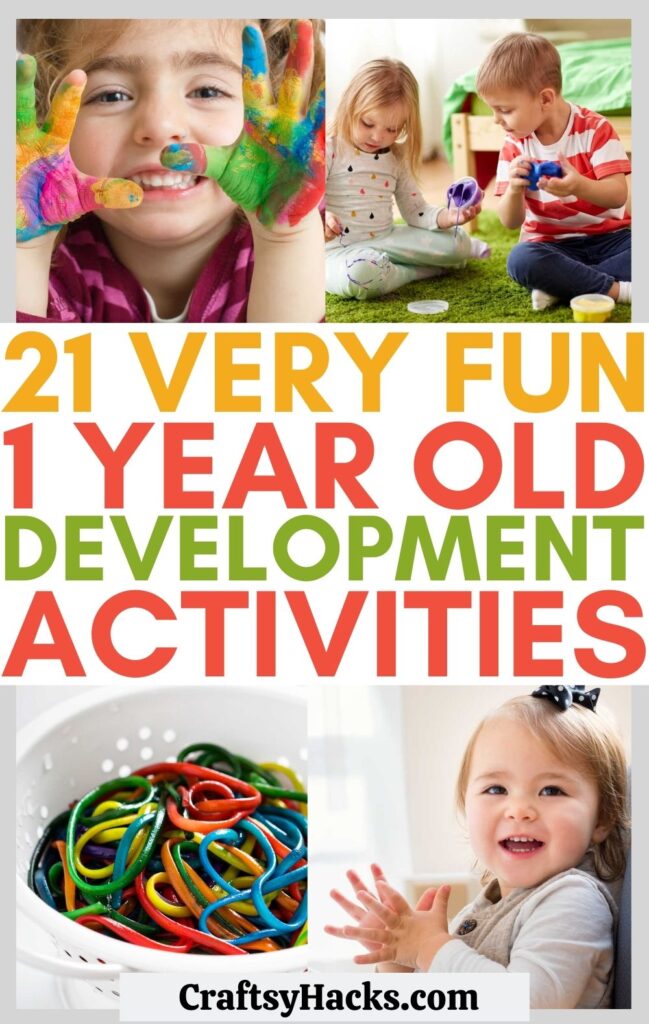 21 Fun Development Activities For 1-year-olds - Craftsy Hacks