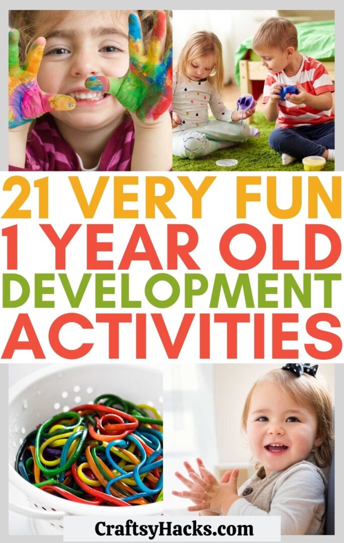 21 Fun Development Activities for 1-Year-Olds - Craftsy Hacks