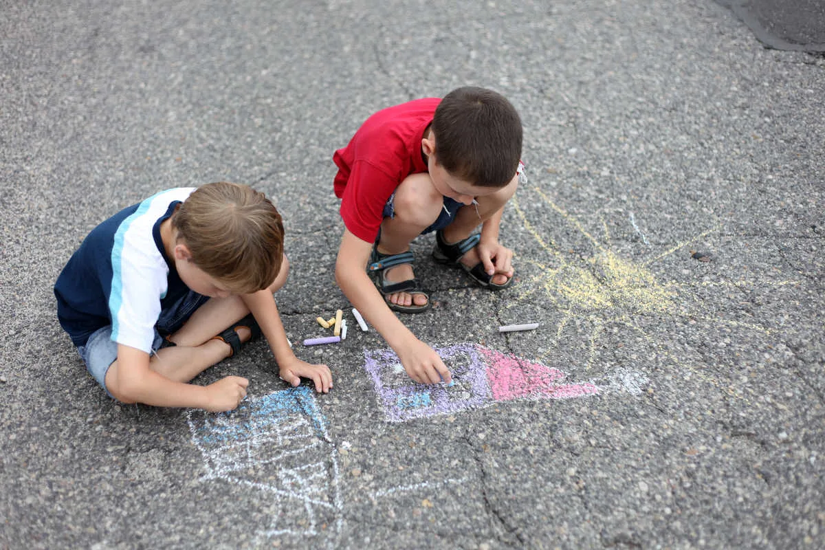 Sidewalk Chalk art