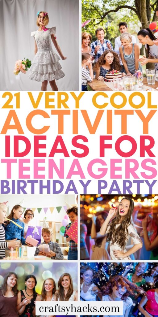 teen birthday party activities