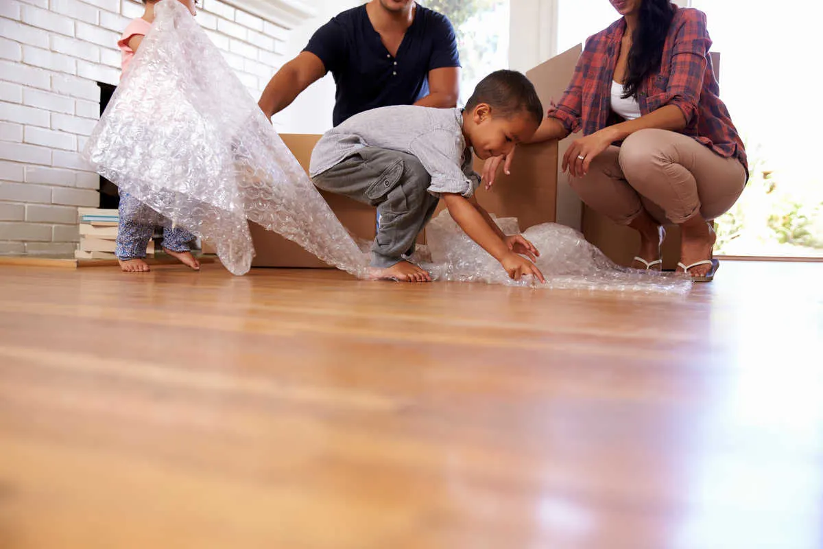 Bubble Wrap Sensory Paint