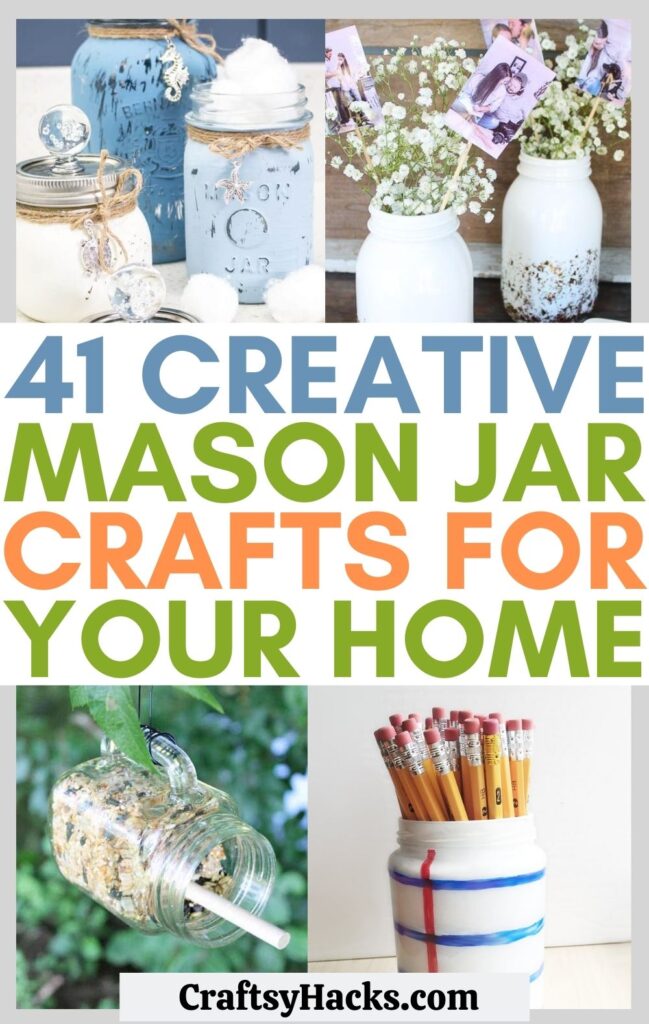 41 Mason Jar Crafts for Your Home - Craftsy Hacks