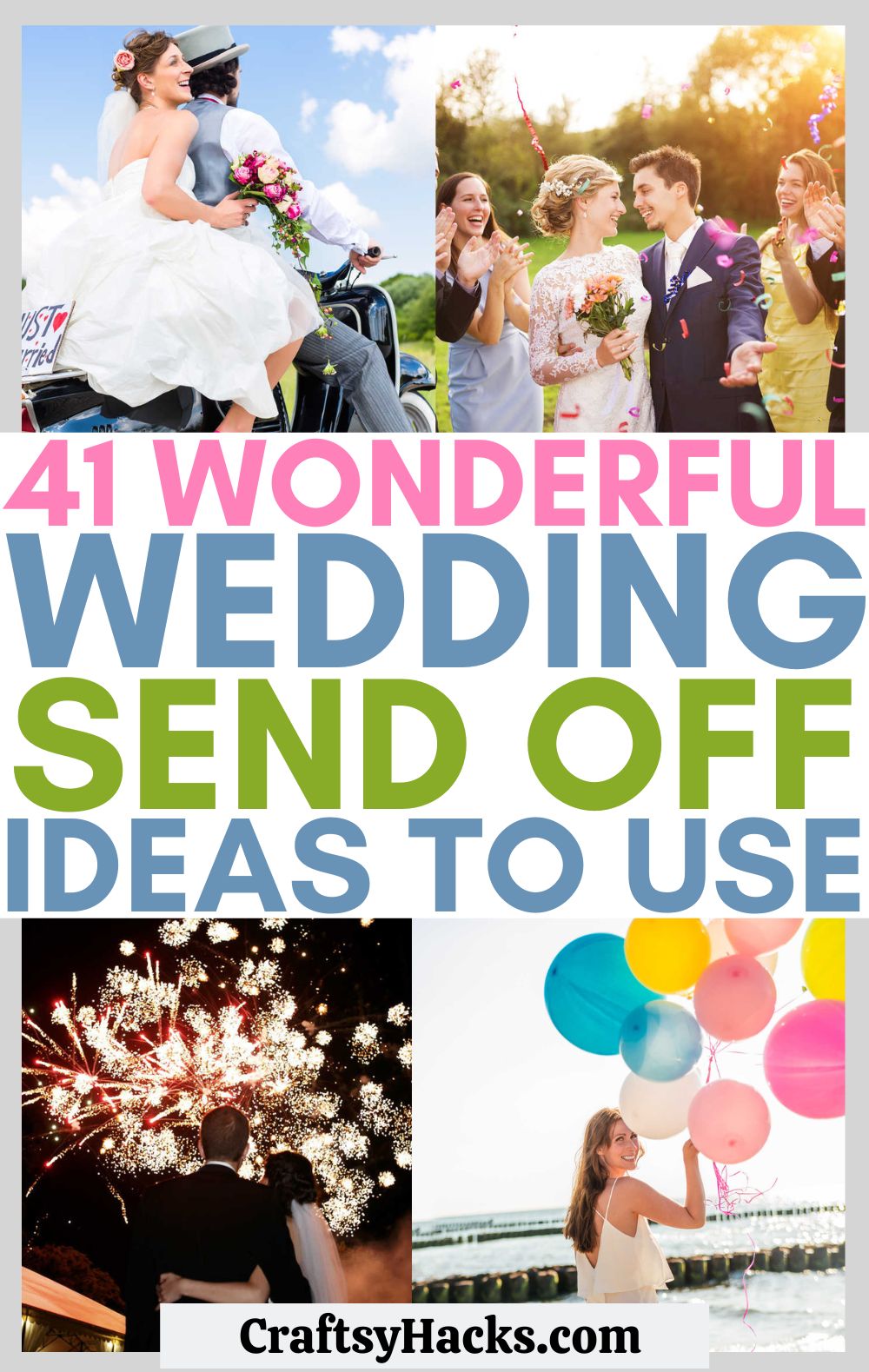 wedding send off ideas