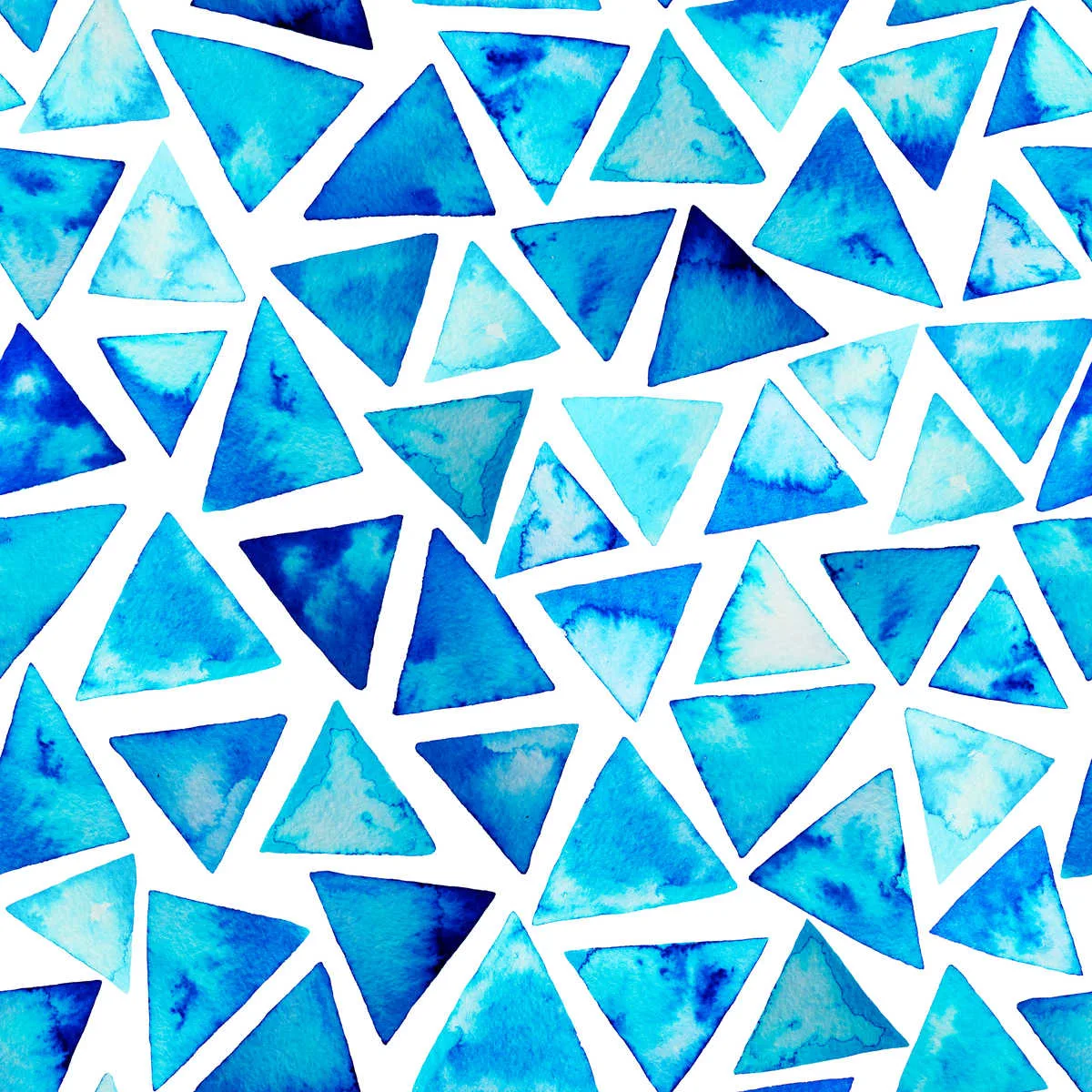 Watercolor Triangles