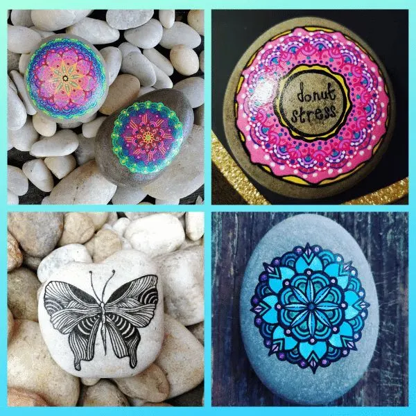 Mandala Rock Painting