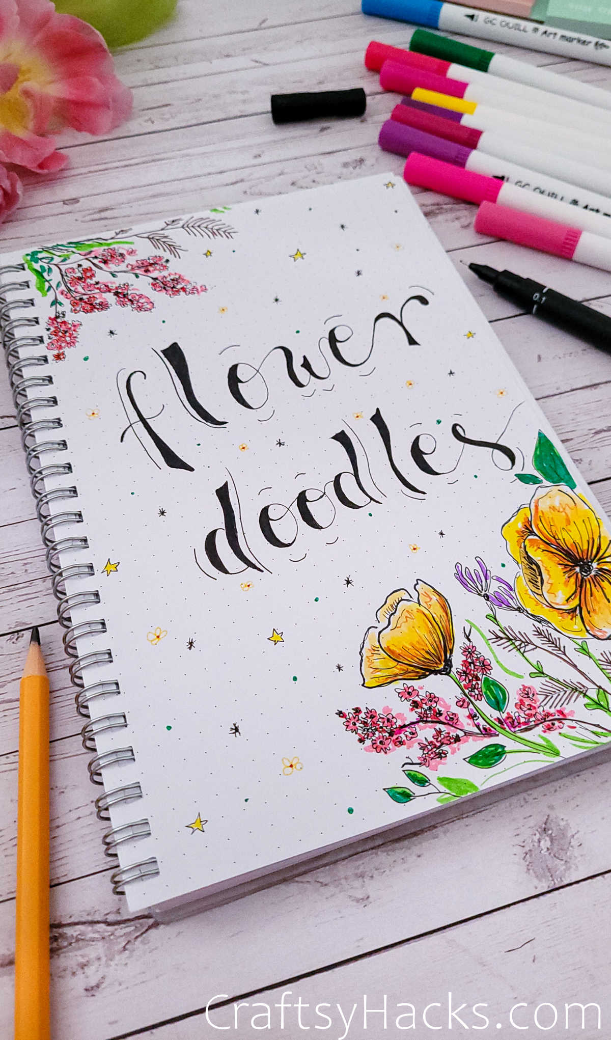 flower doodle ideas