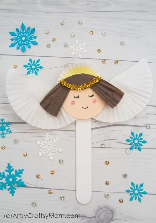 Popsicle Stick Angel