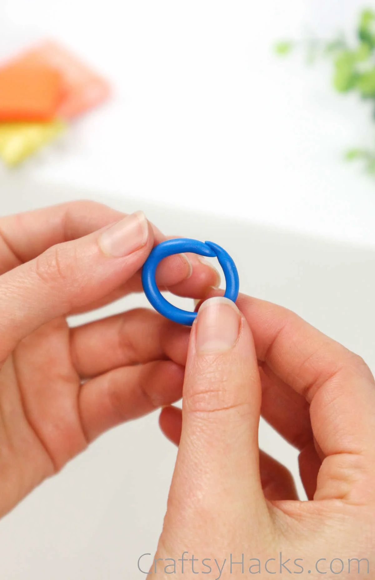 looping clay ring