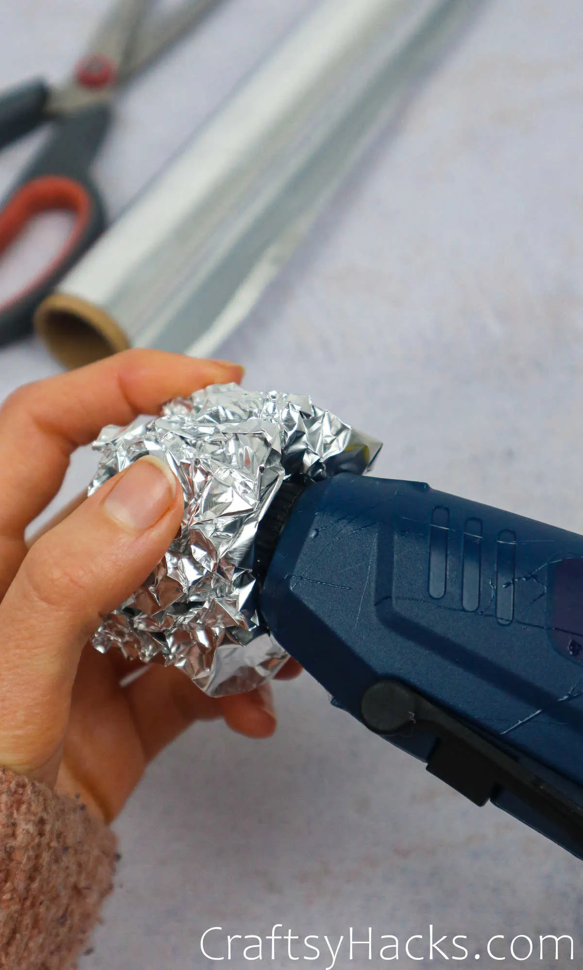 Clean the Glue Gun with Foil