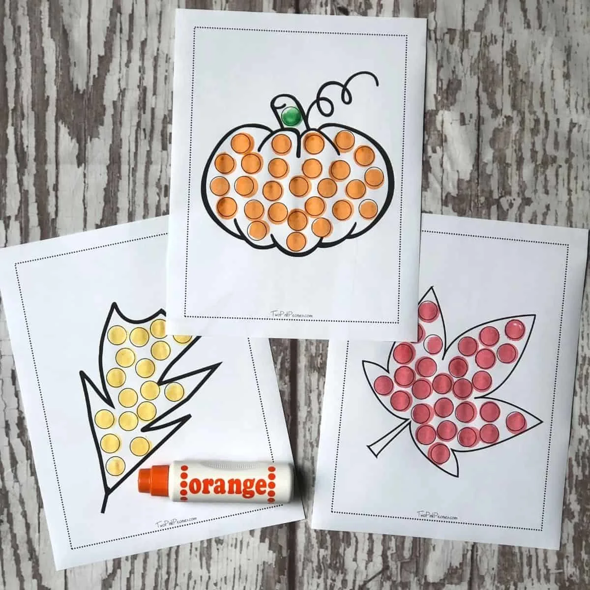 Fall Dot Marker Printables