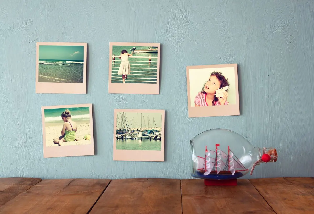Instant Photos on Wall