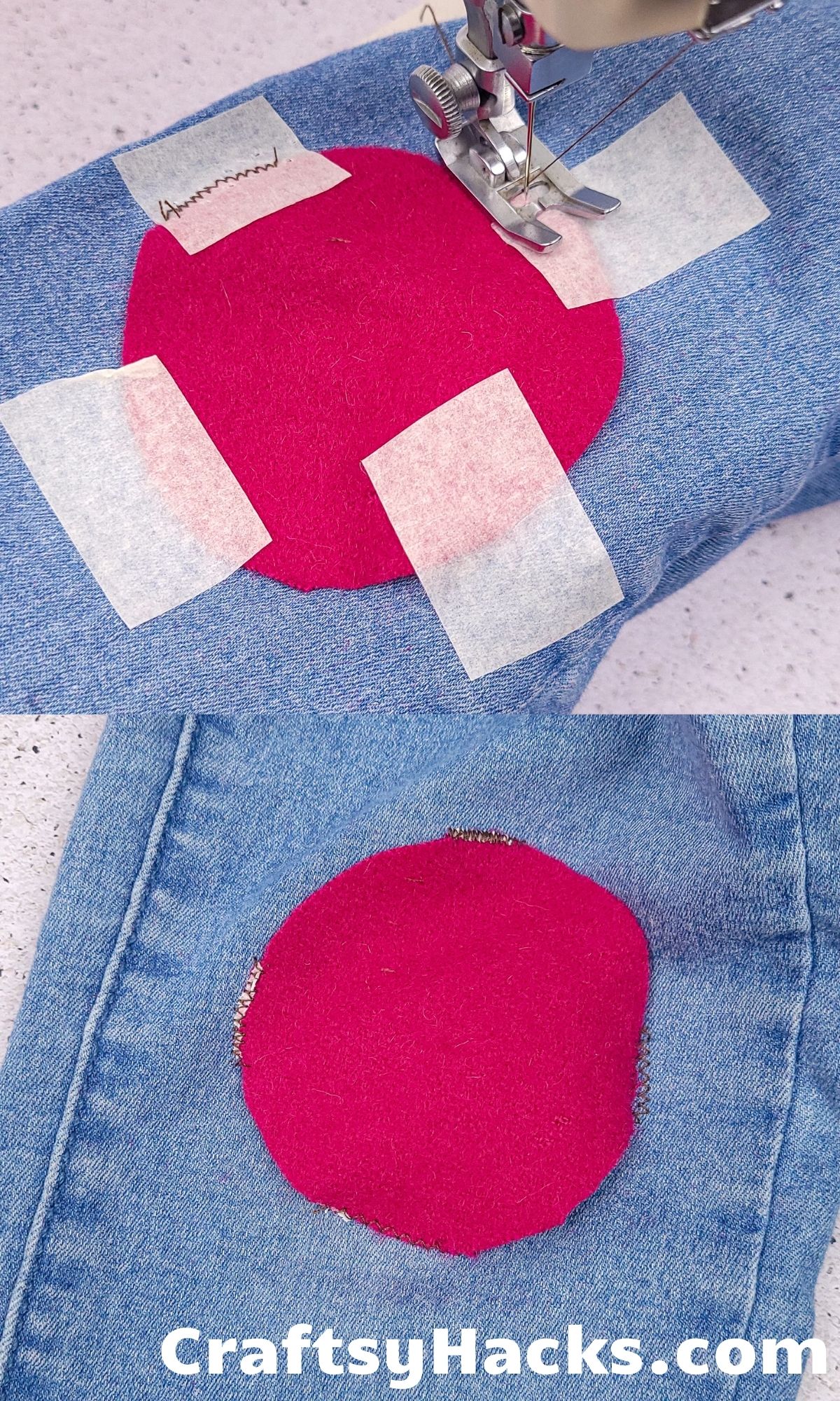 Patch Big Holes in Your Clothes