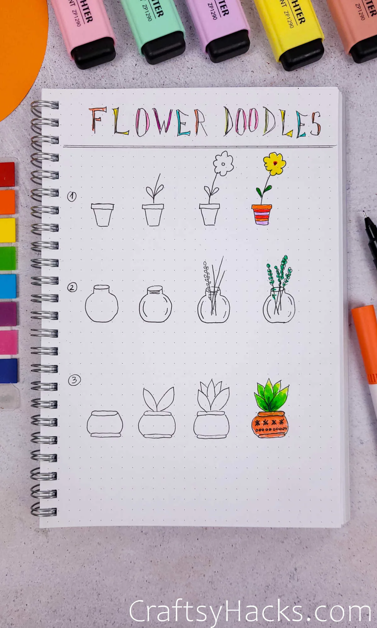 Cute Flower Doodles