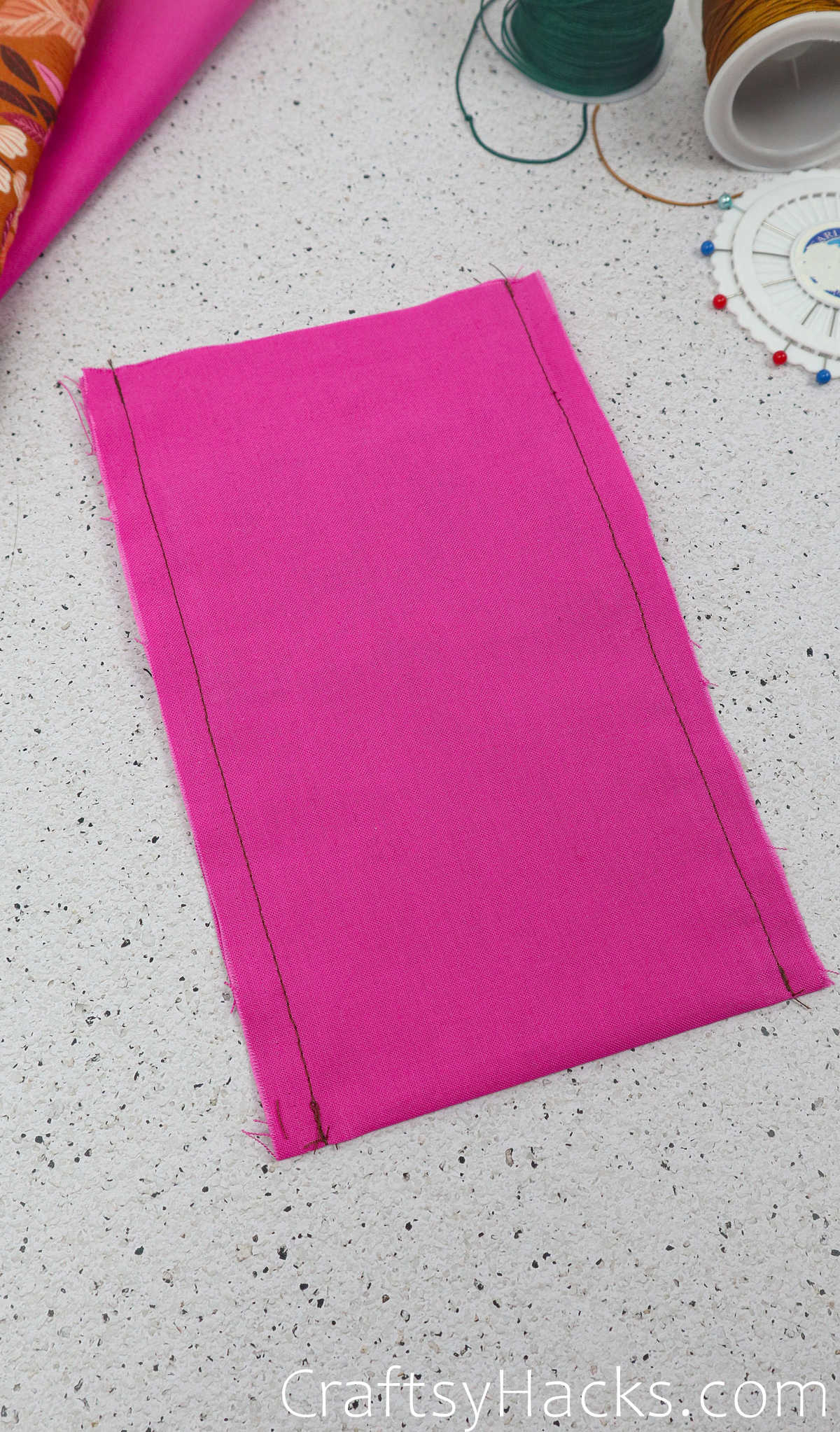 sewn fabric edges