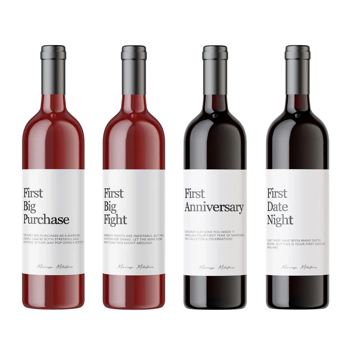 Milestone Wine Labels