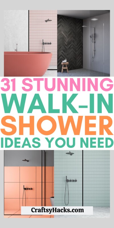 31 Walk-In Shower Ideas to Transform Your Bathroom - Craftsy Hacks