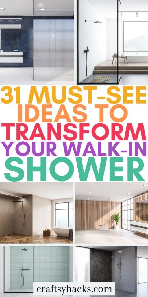 walk in shower ideas
