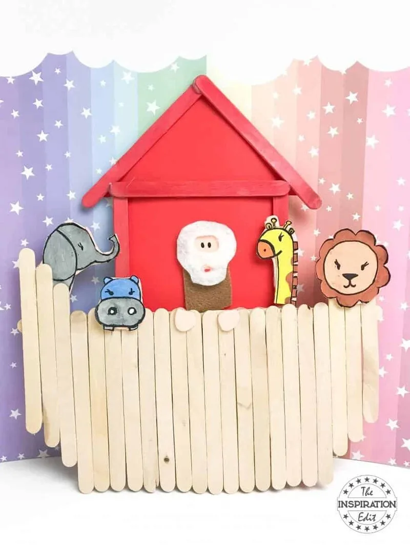 Popsicle Stick Noah’s Ark