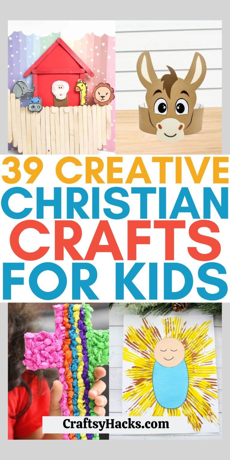 39 Easy Christian Crafts for Kids - Craftsy Hacks