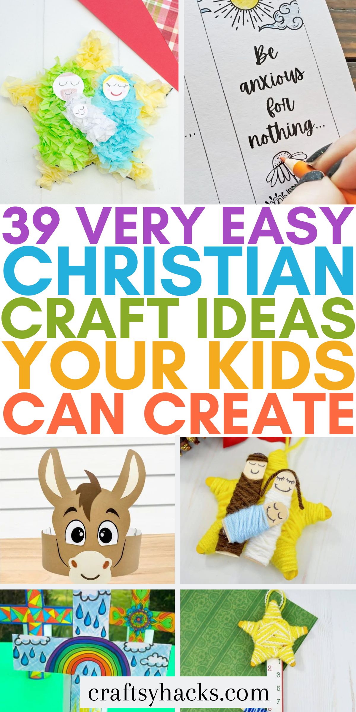 39 Easy Christian Crafts for Kids - Craftsy Hacks