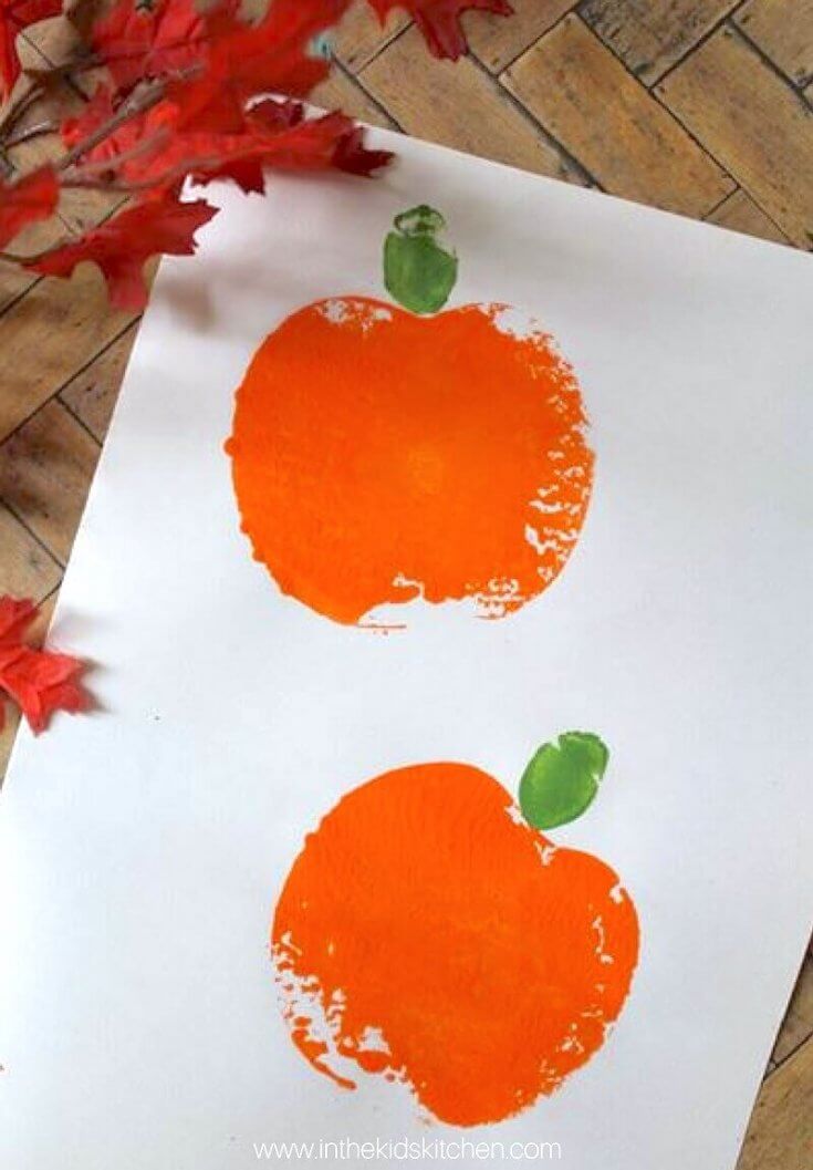 Pumpkin Apple Stamping