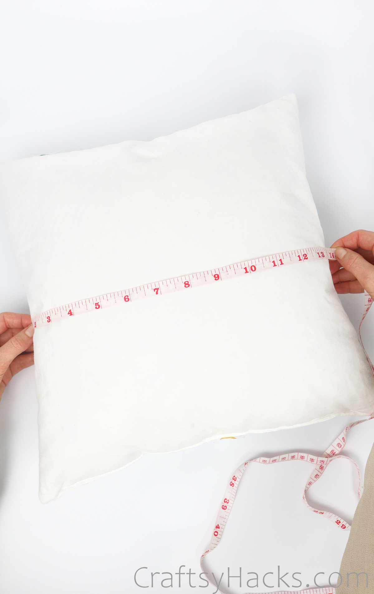 measuring pillow