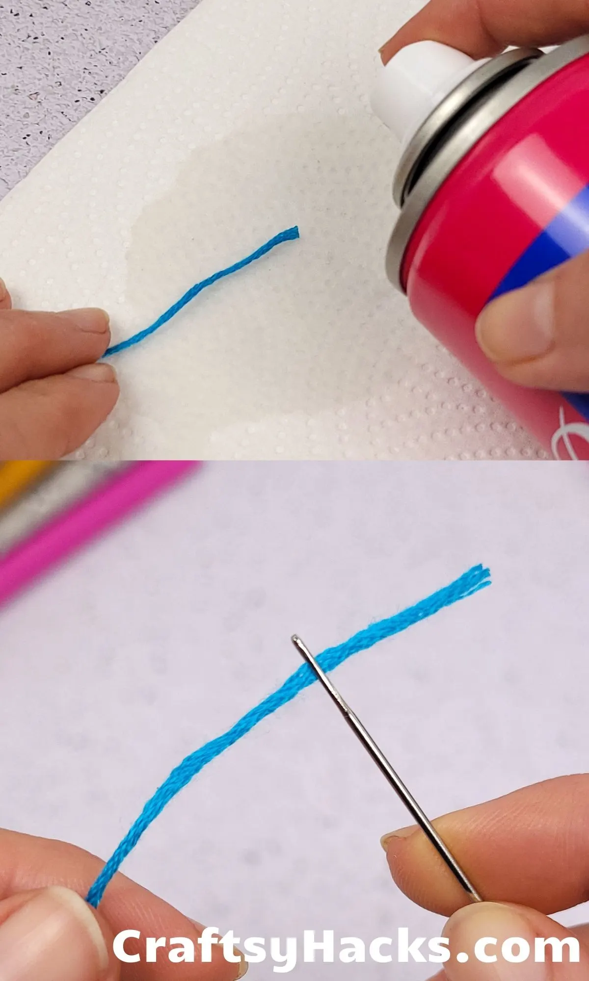 Prevent Fraying When Threading Needles