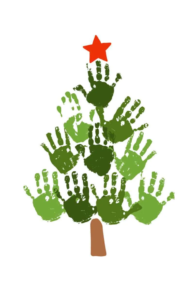 Handprint Christmas Tree